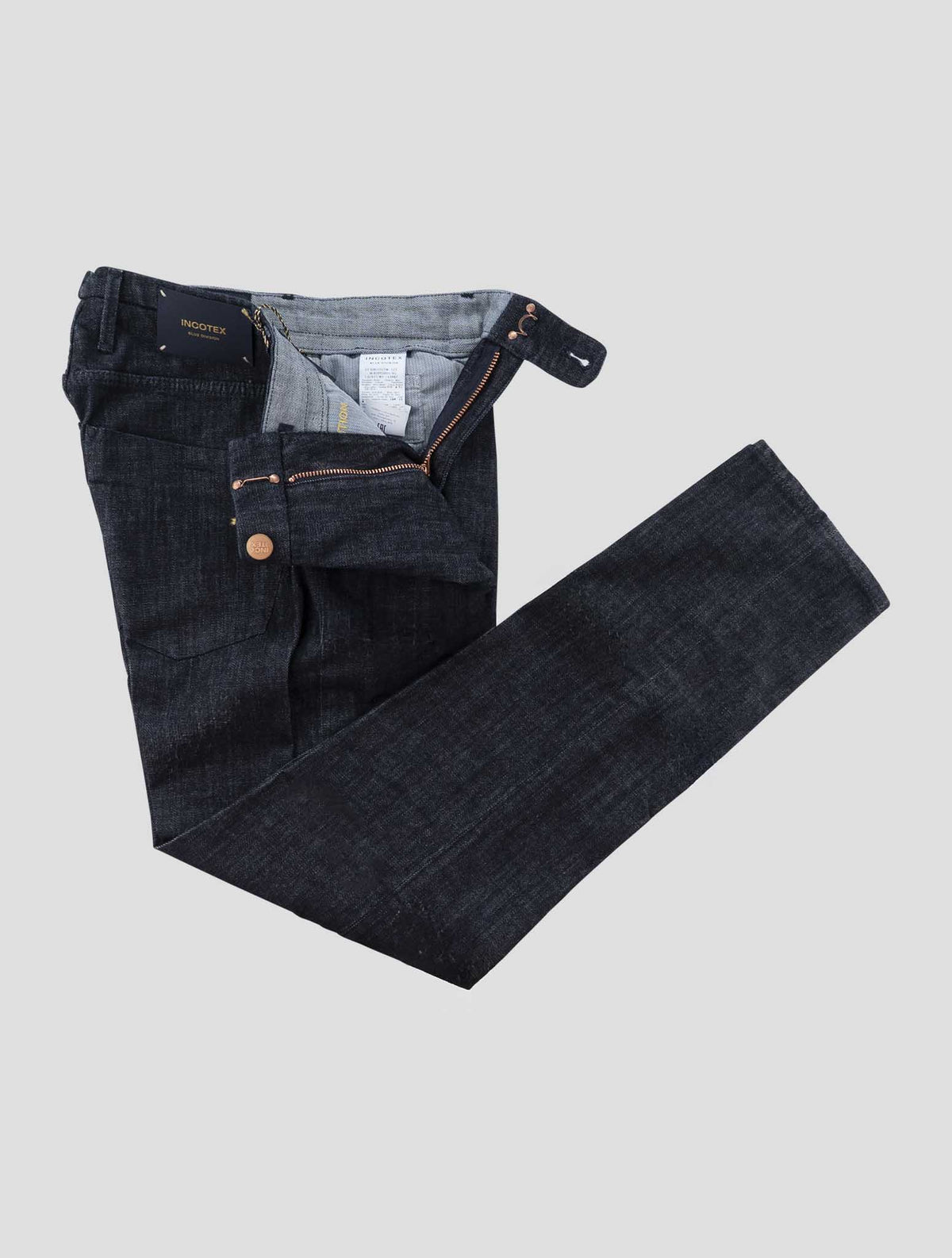 Incotex Blue Cotton Ea Limited Edition Jeans 2