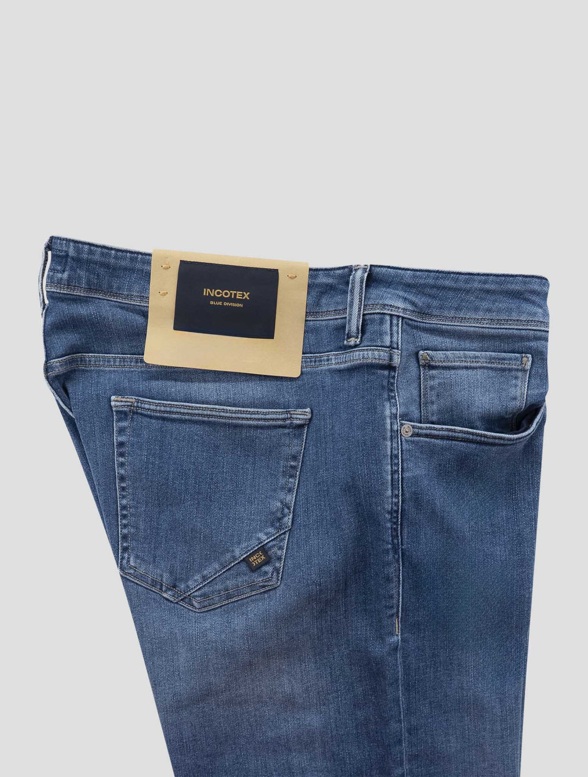 Incotex Blue Cotton Els Ea Jeans 3