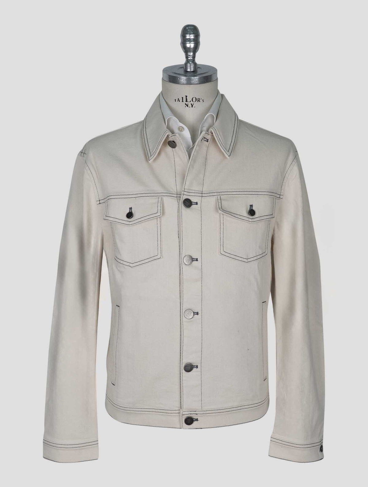 Incotex  Beige Cotton Ea Overshirt 1