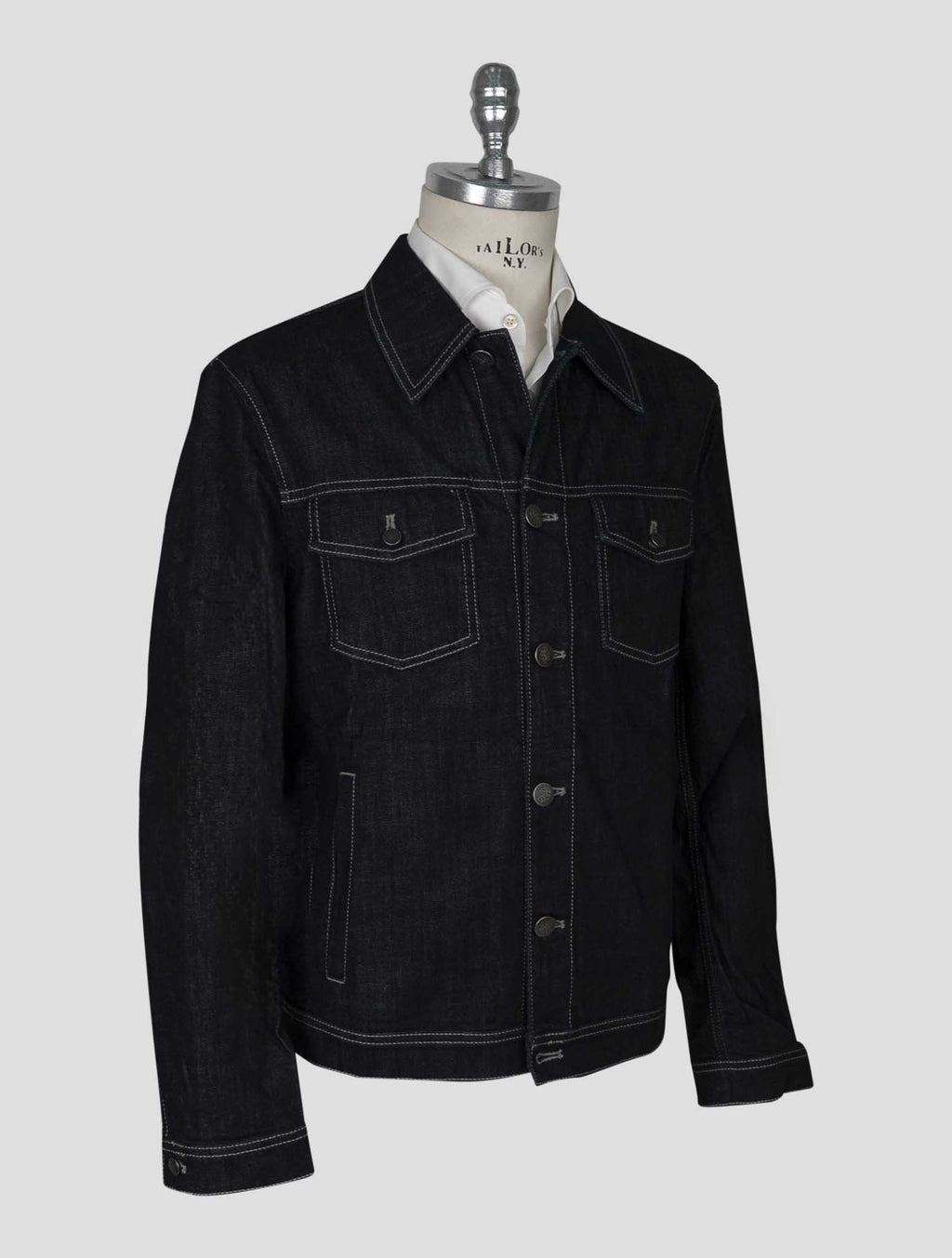 Incotex  Blue Cotton Ea Overshirt 2