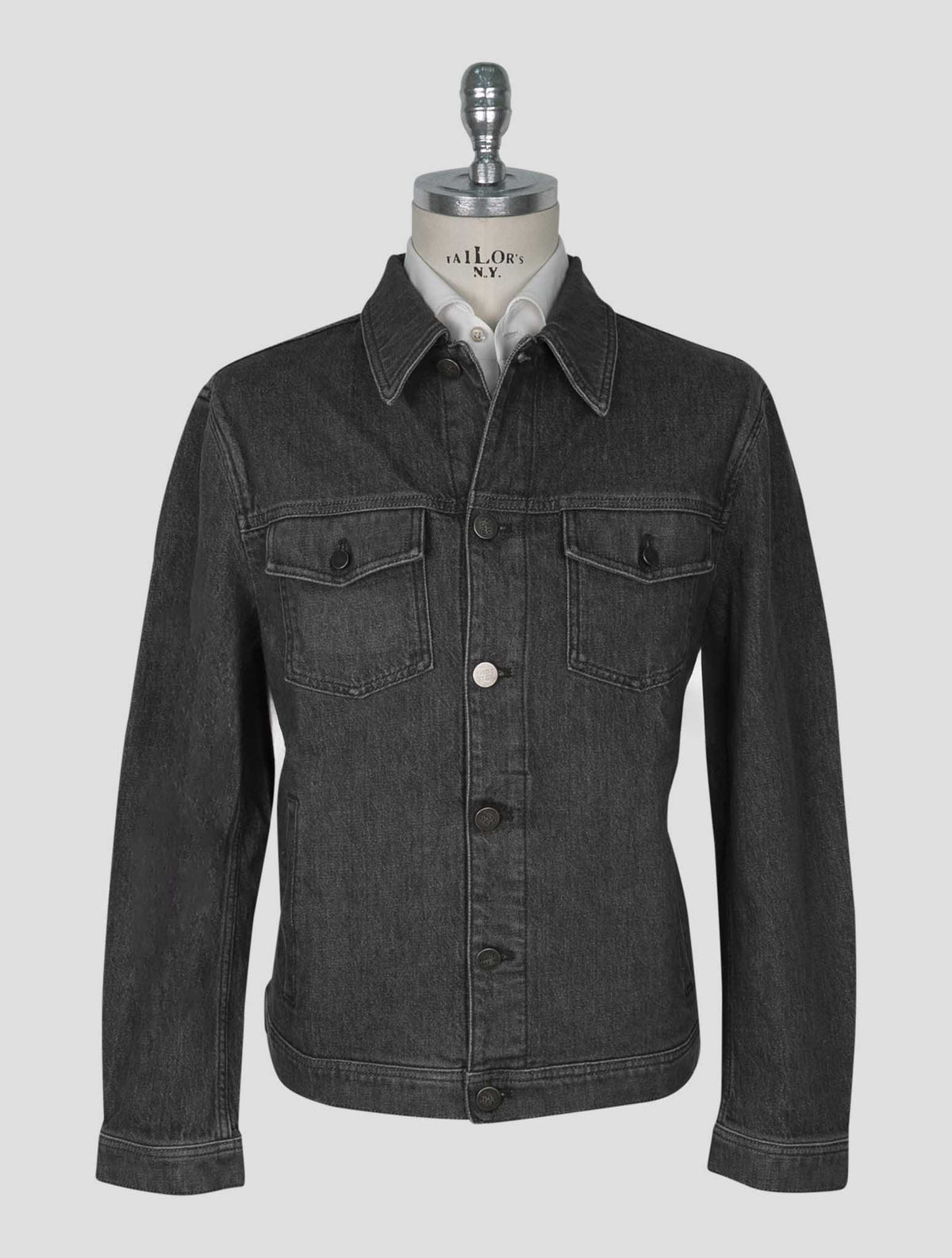 Incotex  Gray Cotton Ea Overshirt 1
