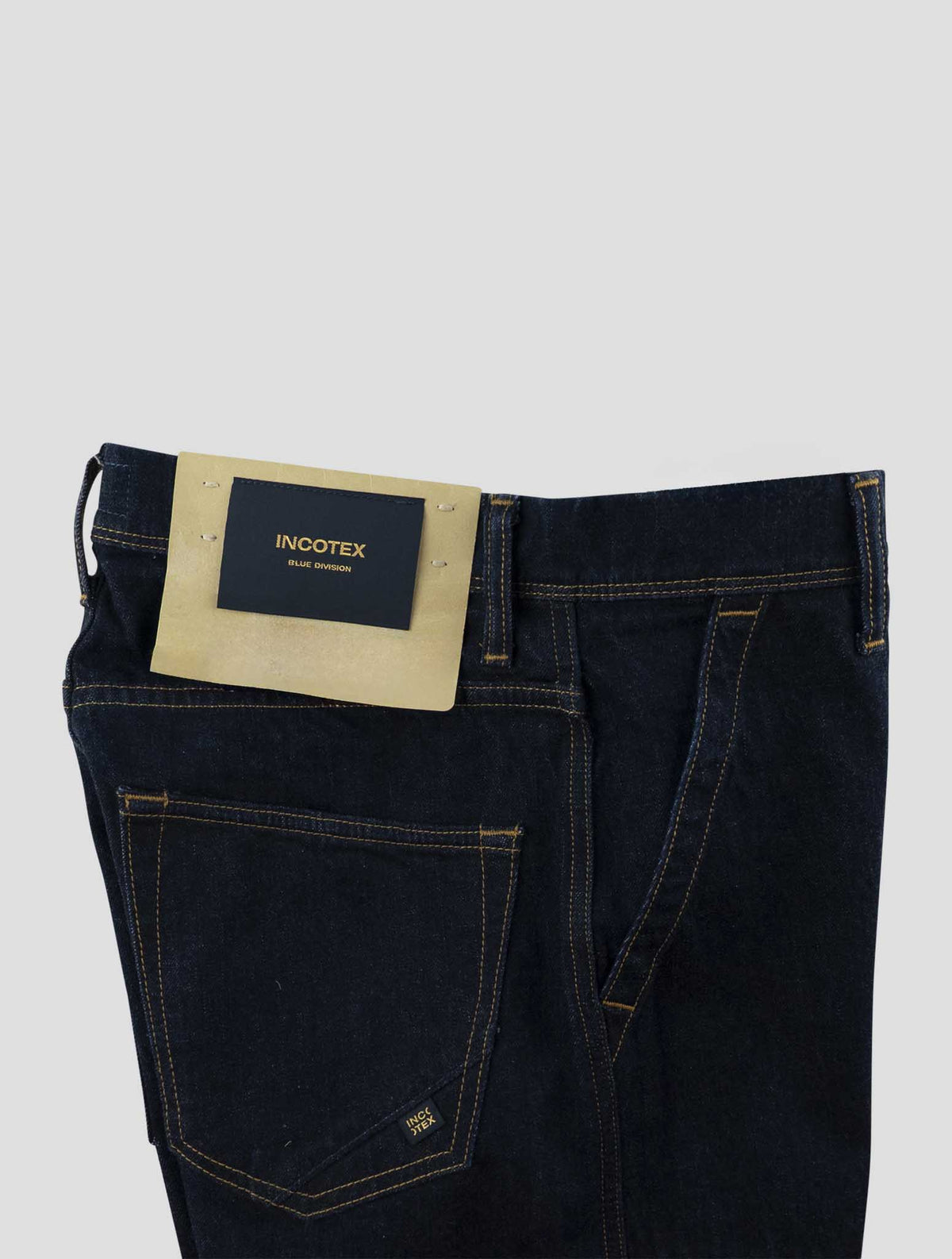 Incotex Dark Blue Cotton Jeans 2