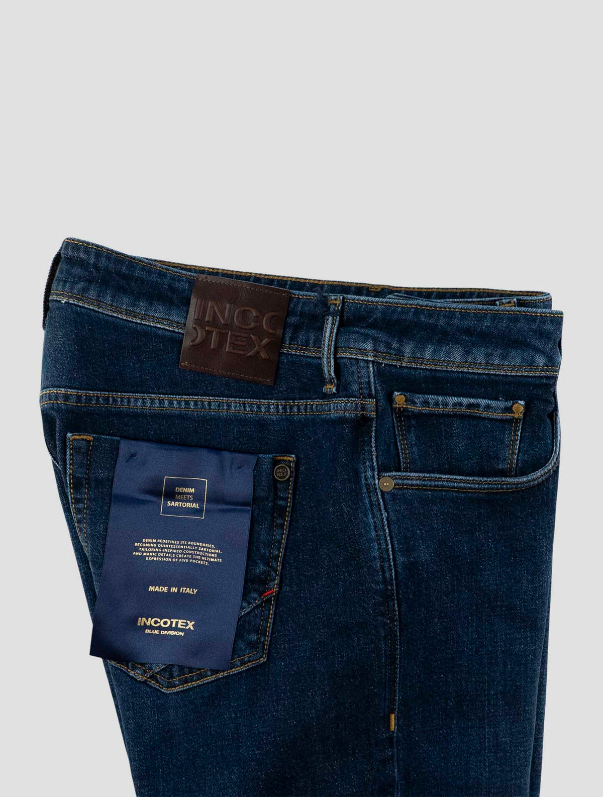 Incotex Blue Cotton Ea Jeans 3
