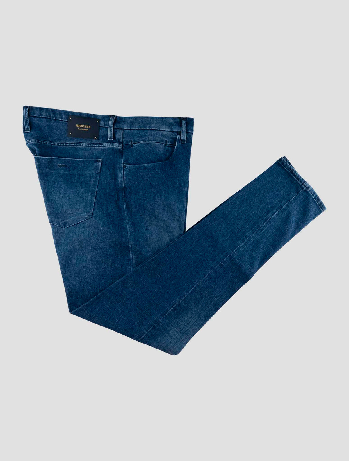 Incotex Blue Cotton Lyocell Els Ea Jeans 1