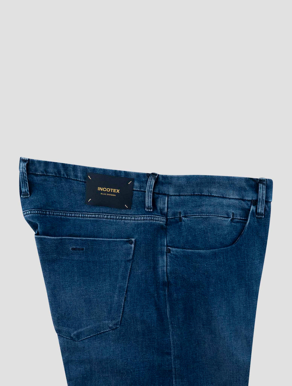 Incotex Blue Cotton Lyocell Els Ea Jeans 3