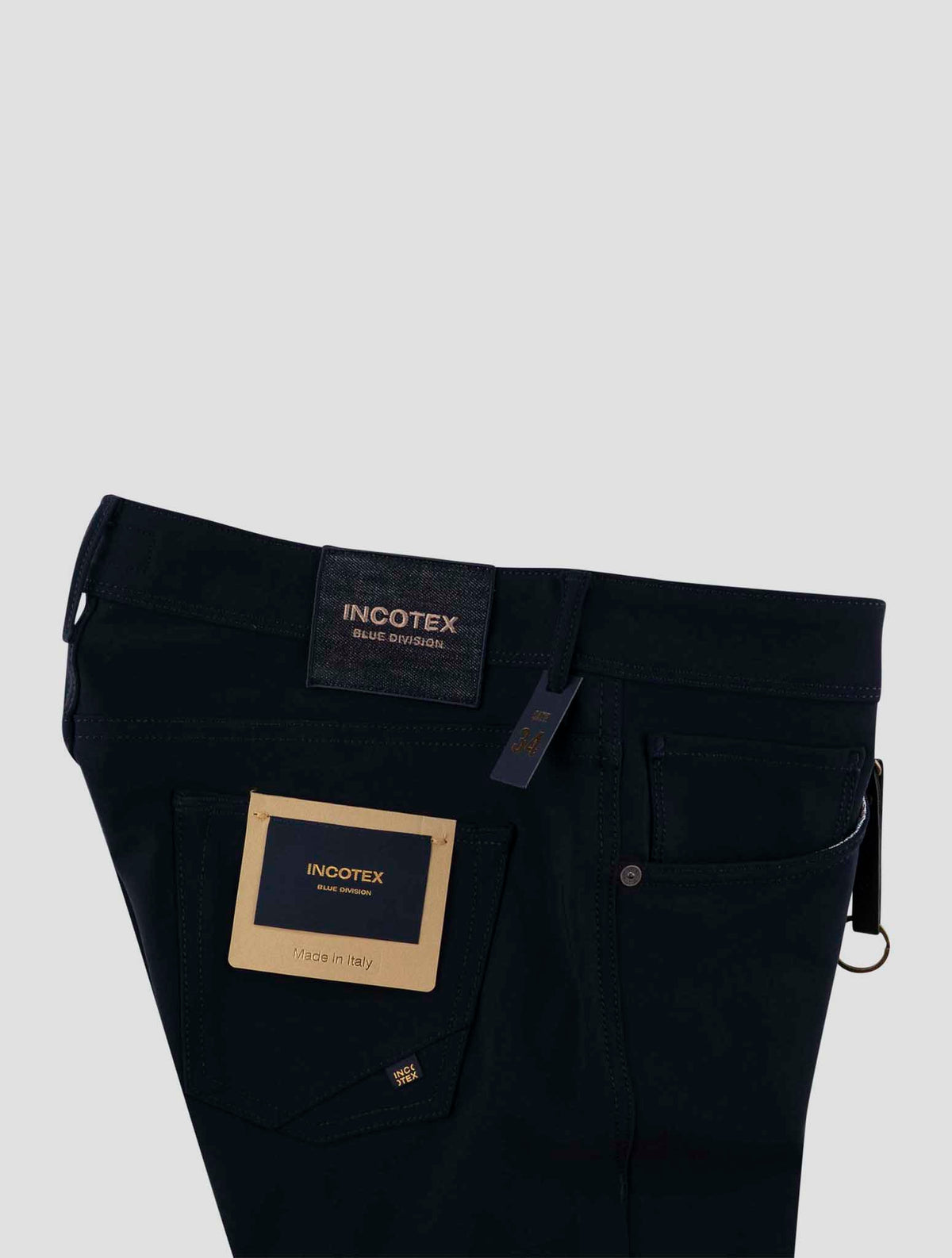 Incotex Blue Nylon Ea Jeans 3