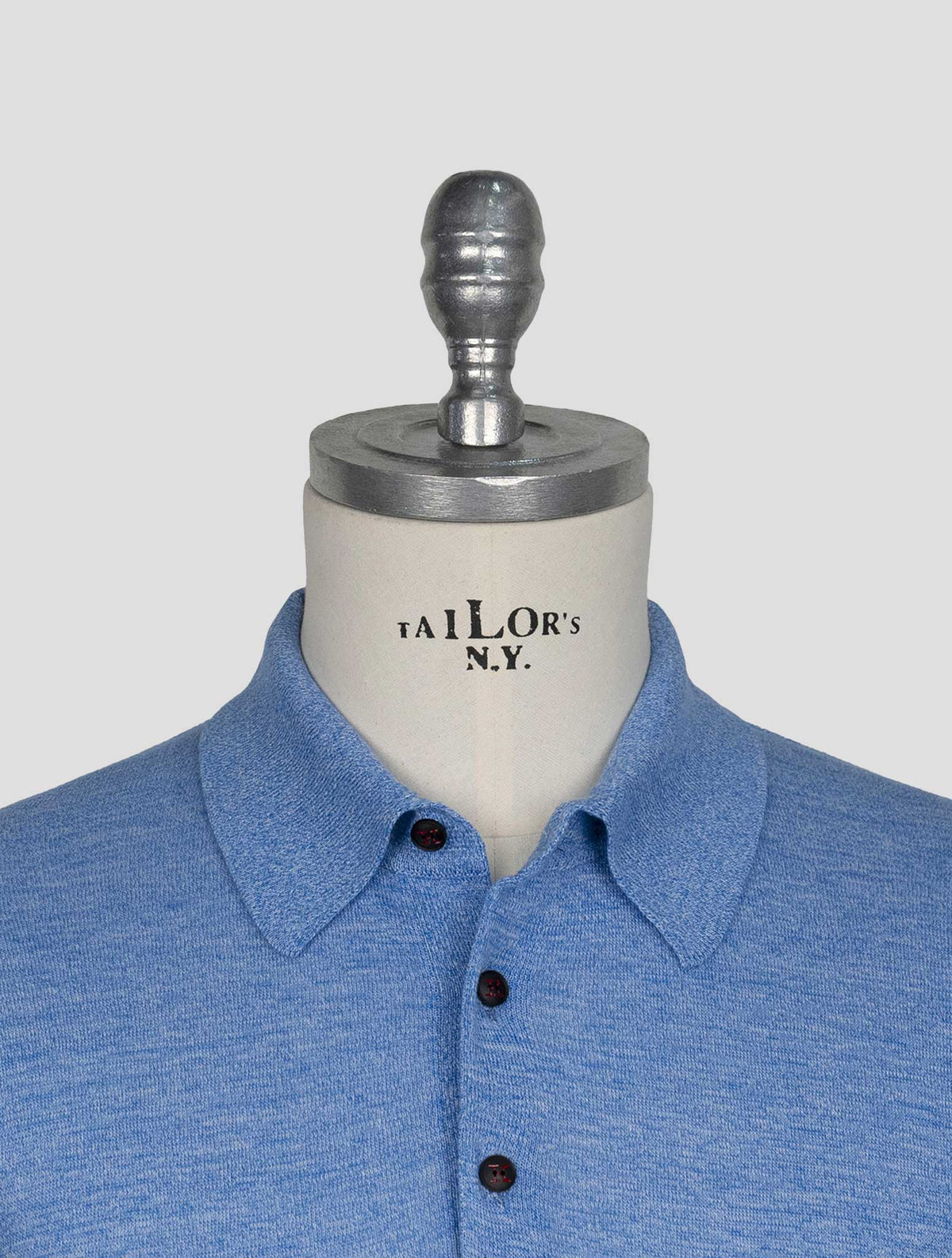 Kiton Light Blue Cotton Polo 4
