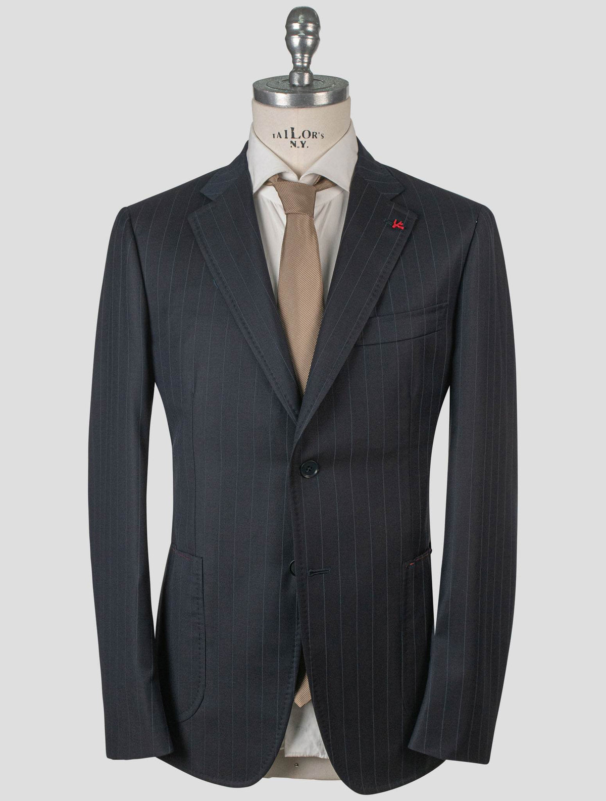 Isaia Blue Wool Suit 5