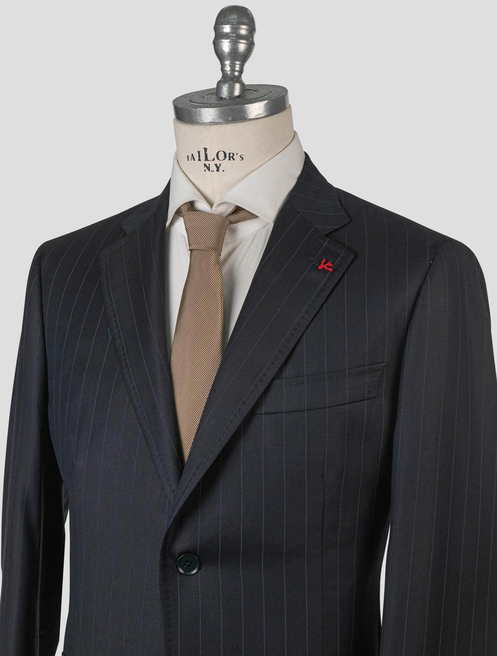 Isaia Blue Wool Suit 6