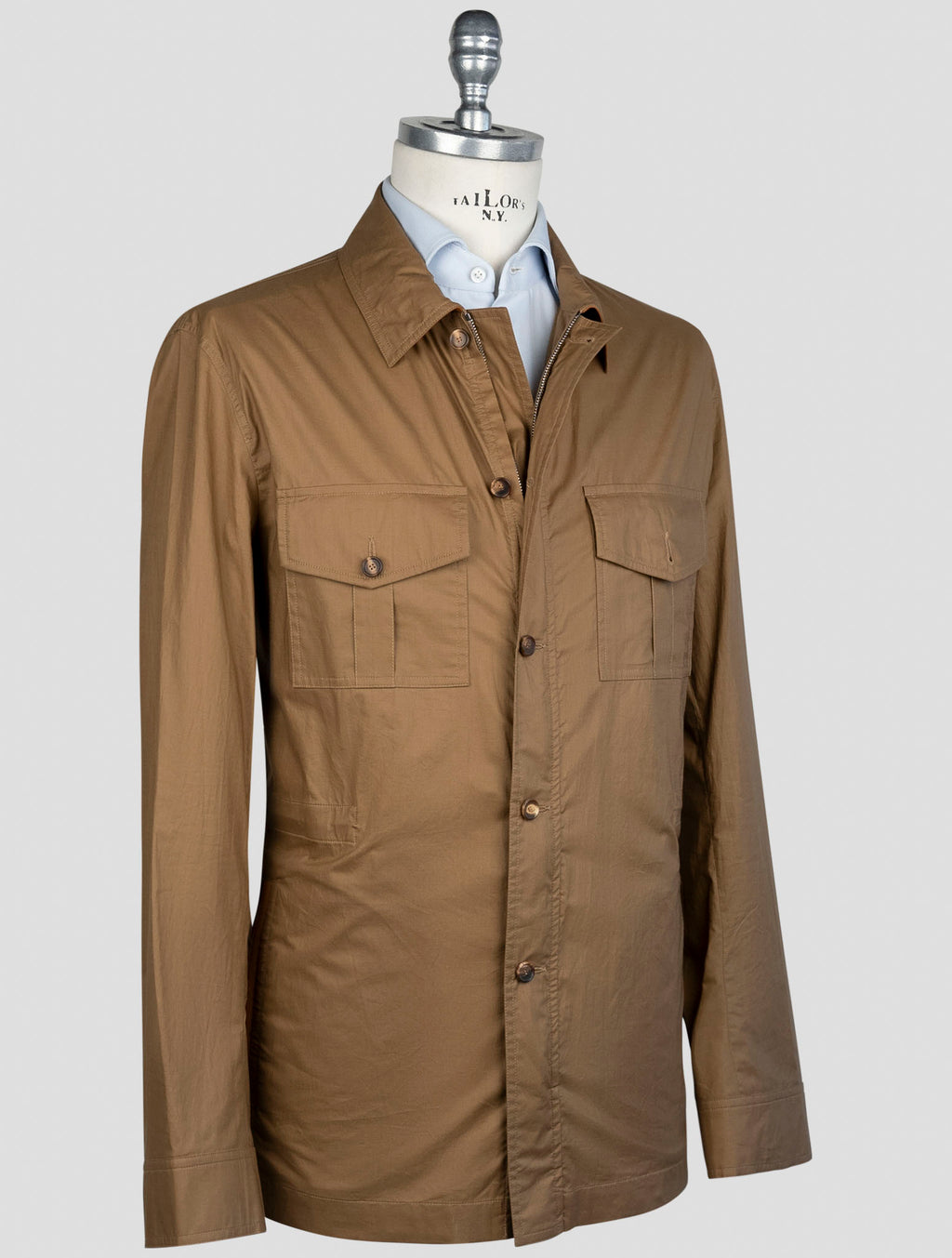Cesare Attolini Brown Cotton Coat 2