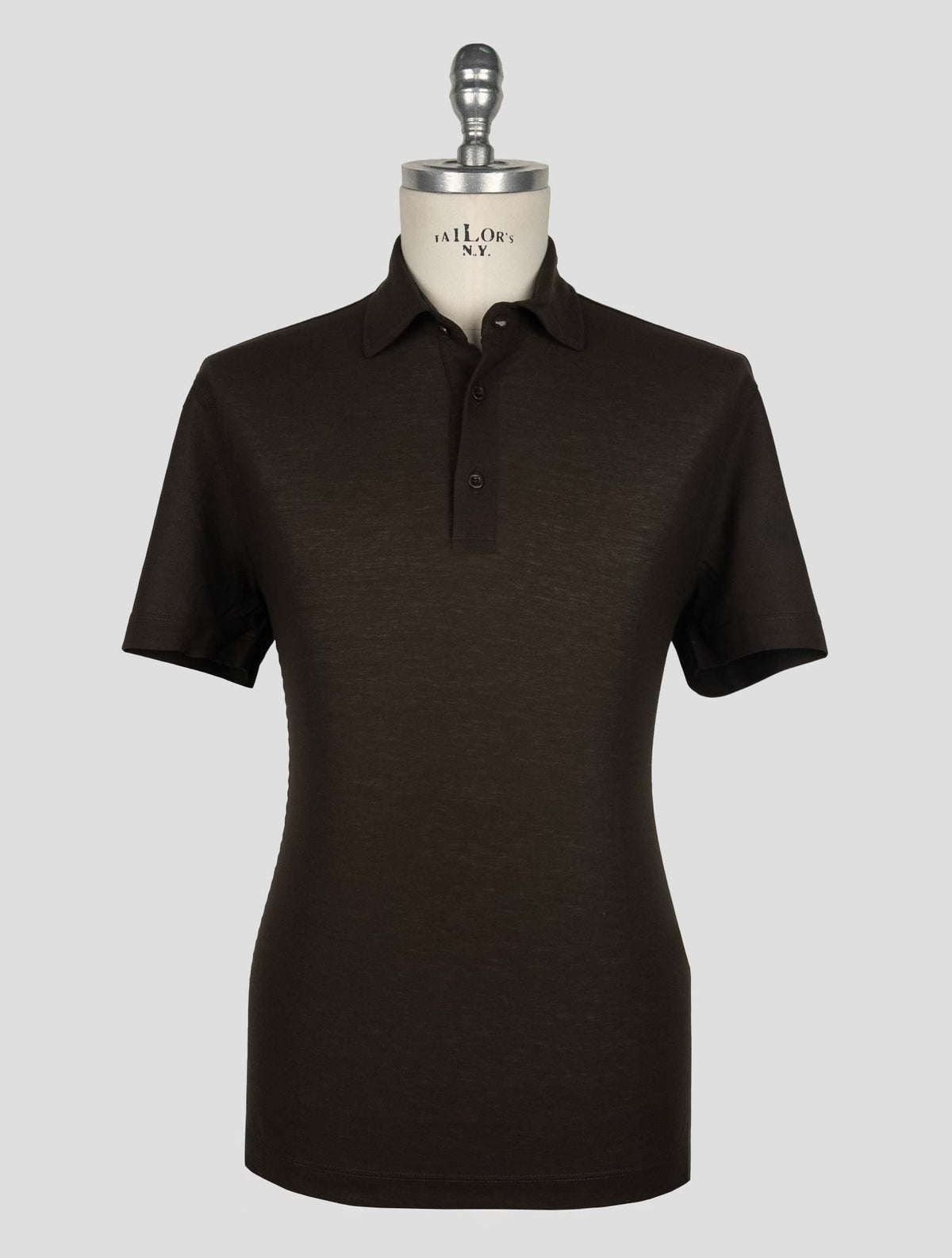 Kired Dark Brown Cotton Polo 1