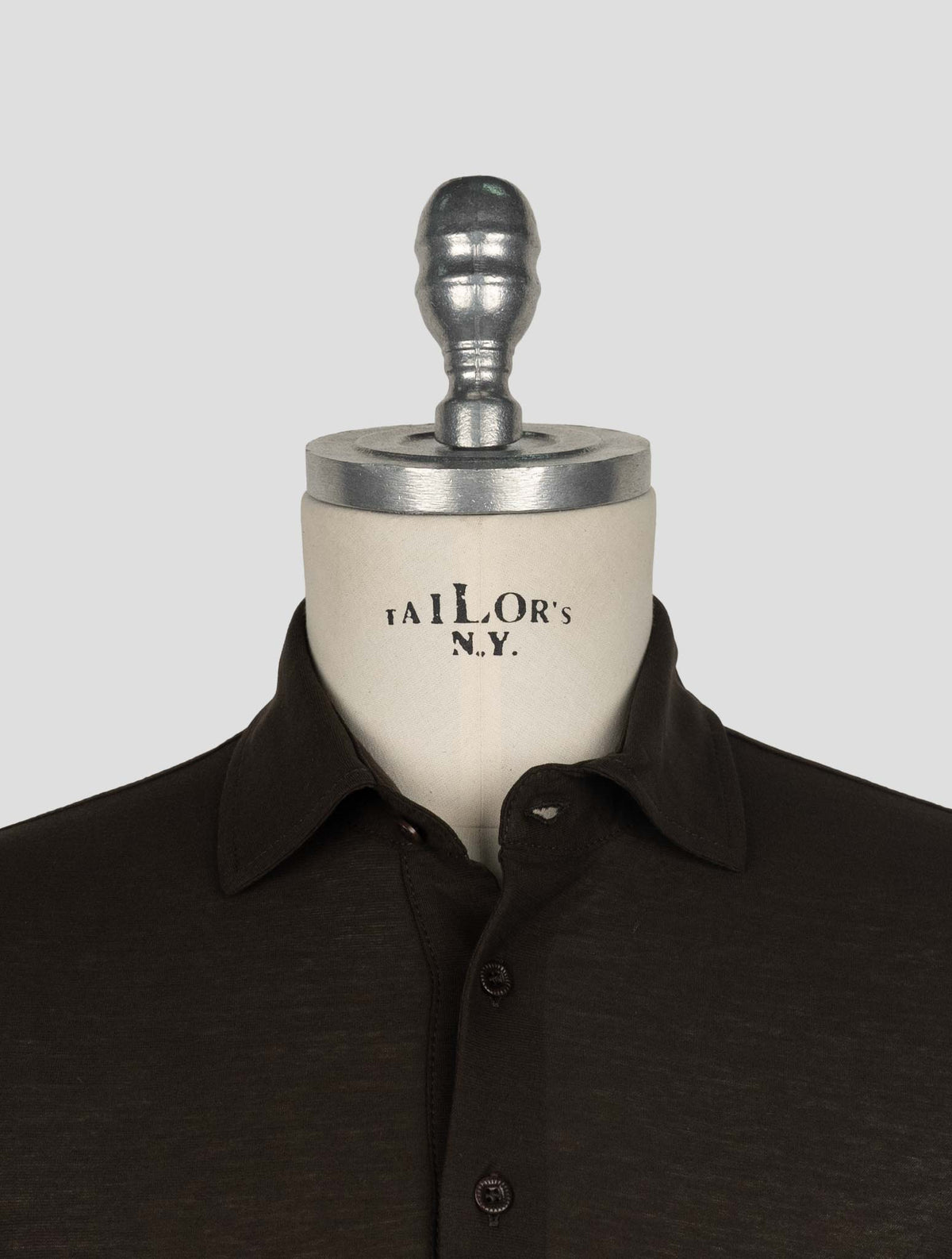 Kired Dark Brown Cotton Polo 4