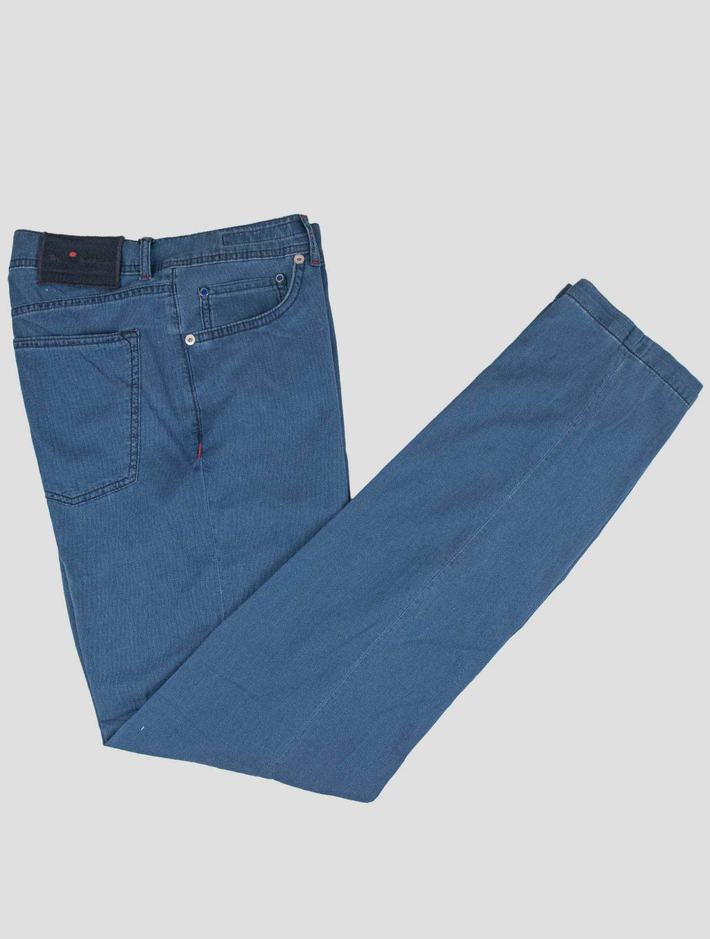 Kiton Light Blue Cotton Ea Jeans 1