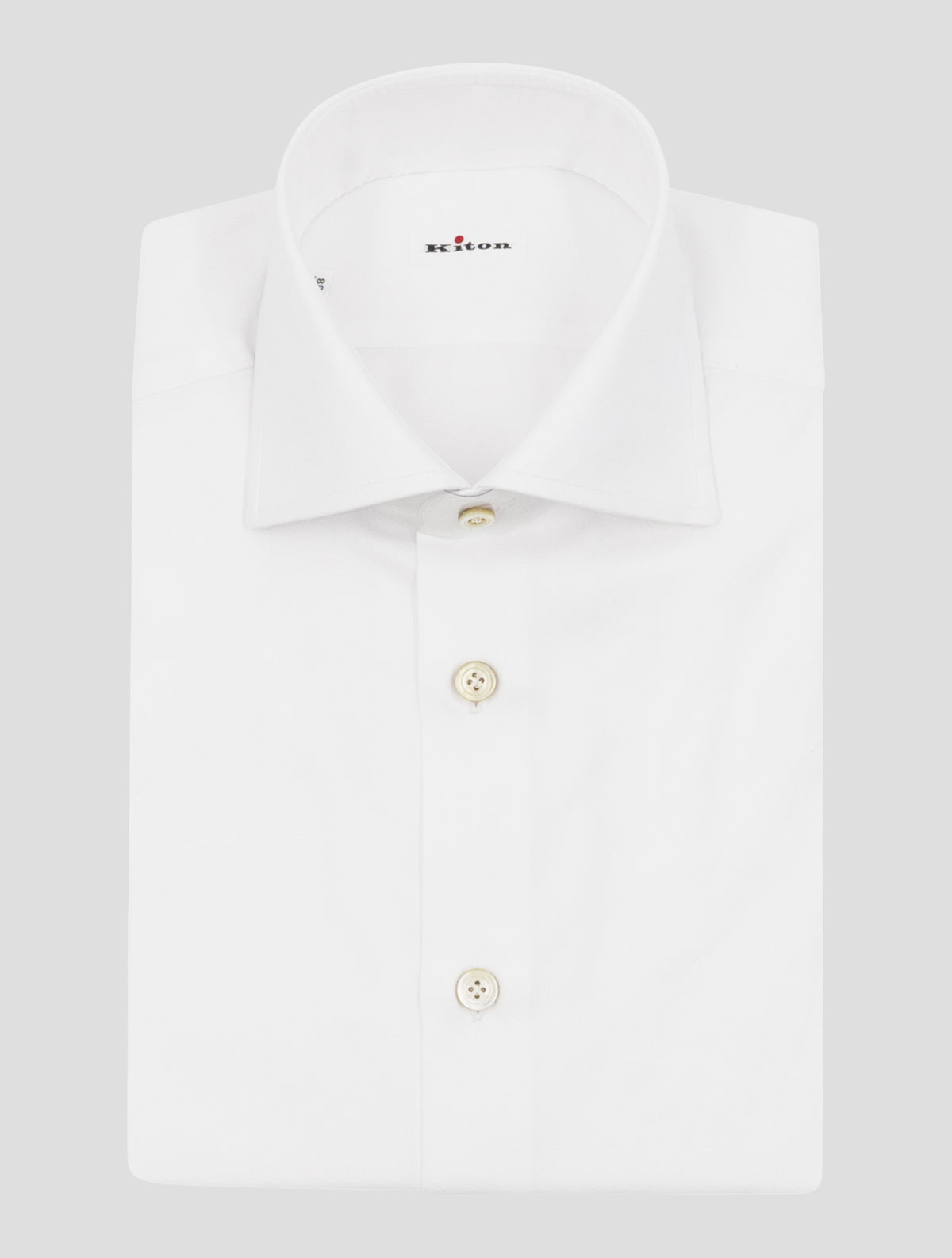 Kiton White Cotton Shirt 1