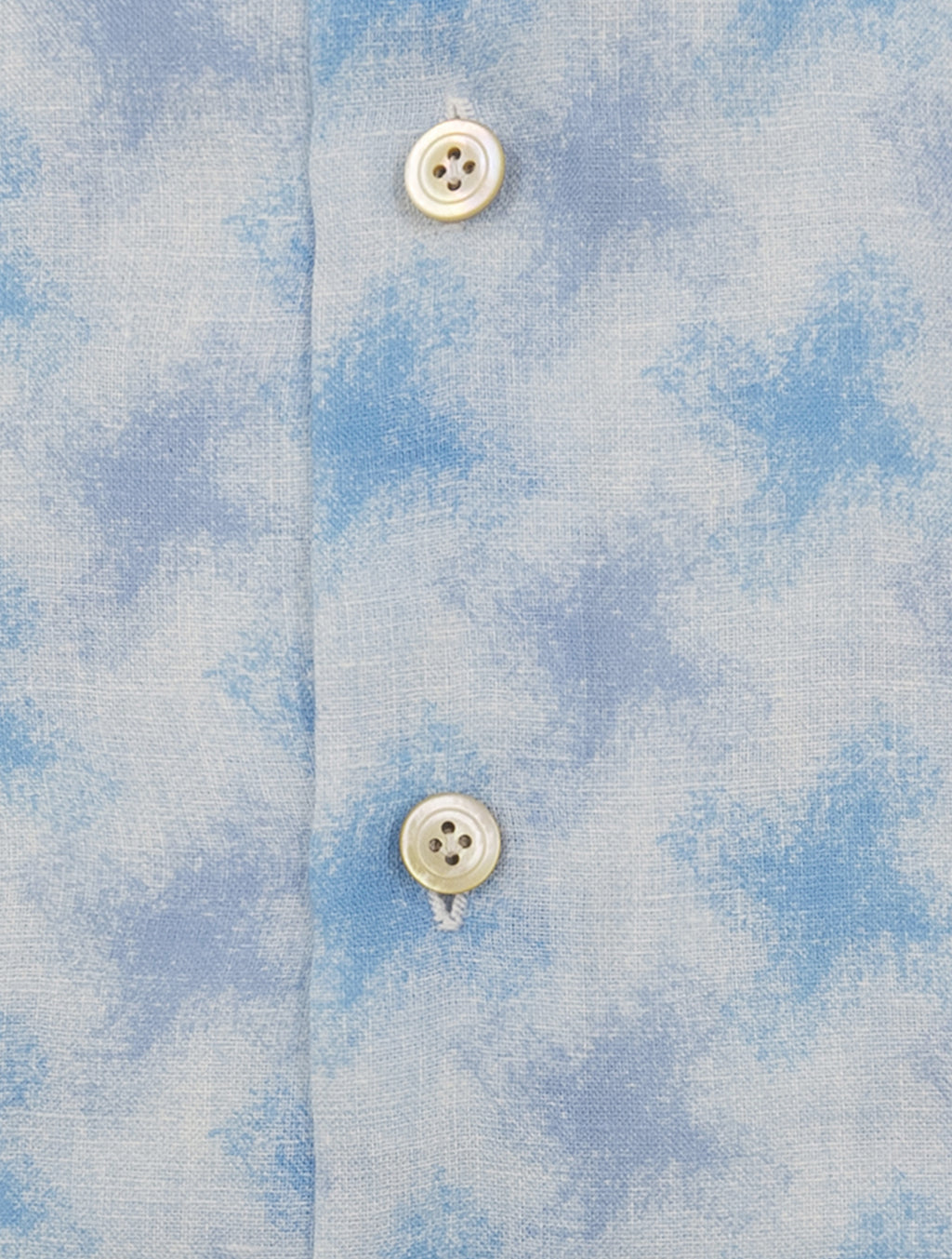 Kiton Light Blue White Linen Shirt 3