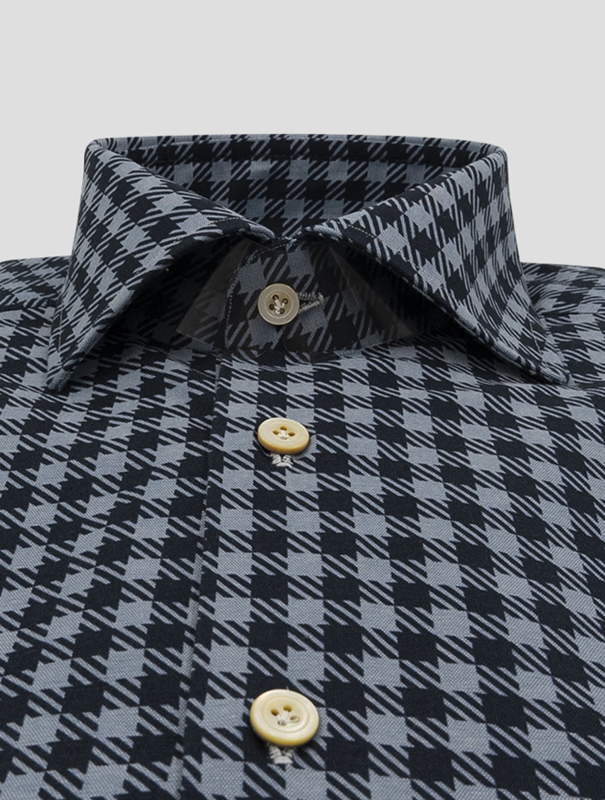 Kiton Blue Dark Blue Linen Shirt 2