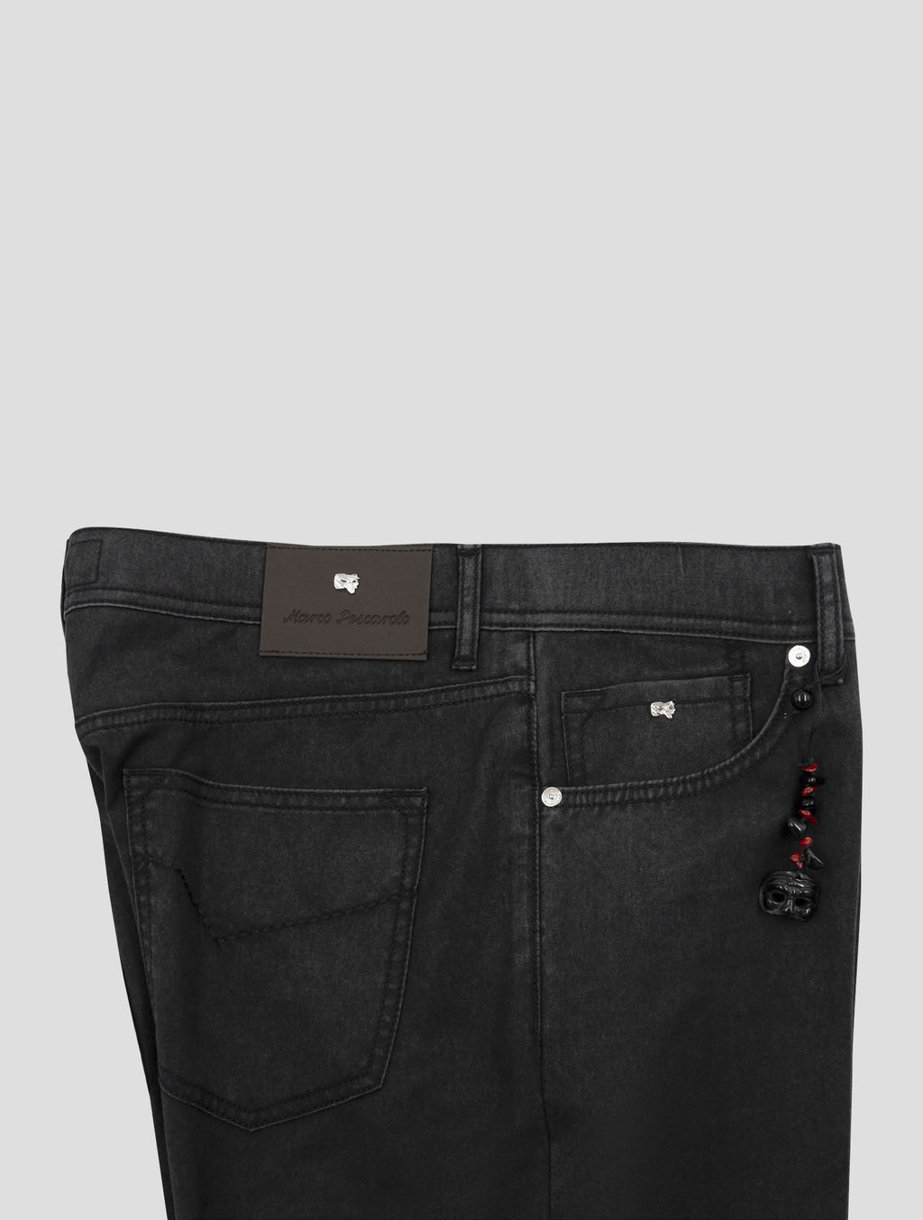 Marco Pescarolo Dark Gray Virgin Wool Jeans 3
