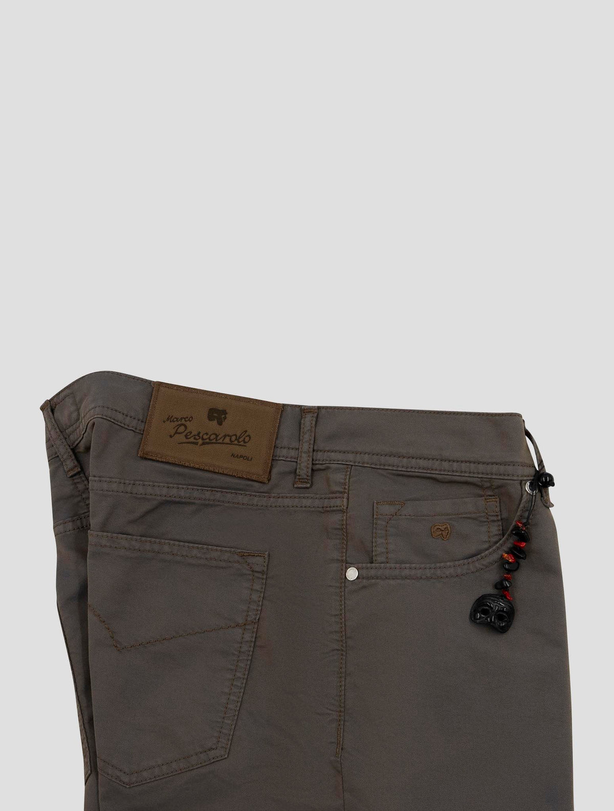 Marco Pescarolo Brown Cotton Pl Ea Jeans 3