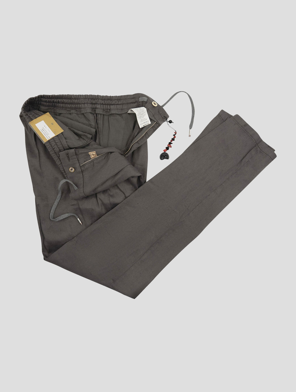 Marco Pescarolo Taupe Linen Lyocell Ea Pants 2