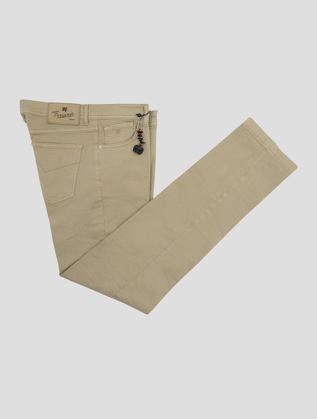 Marco Pescarolo Beige Cotton Ea Jeans 1