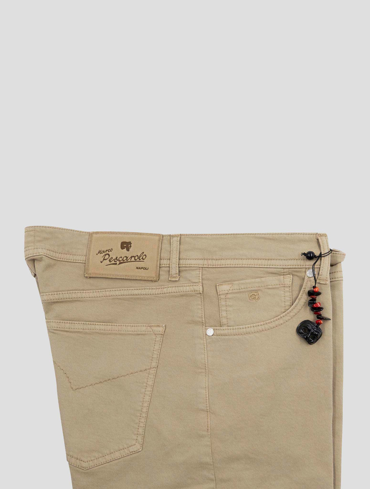 Marco Pescarolo Beige Cotton Ea Jeans 3