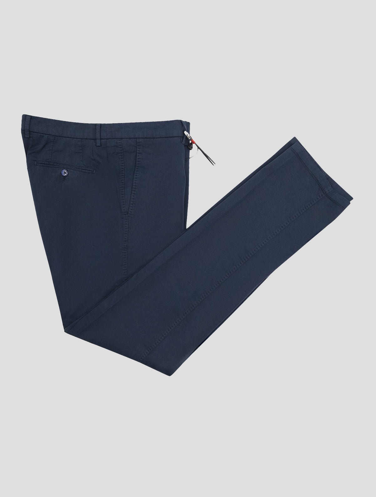 Marco Pescarolo Blue Cotton Silk Ea Pants 1