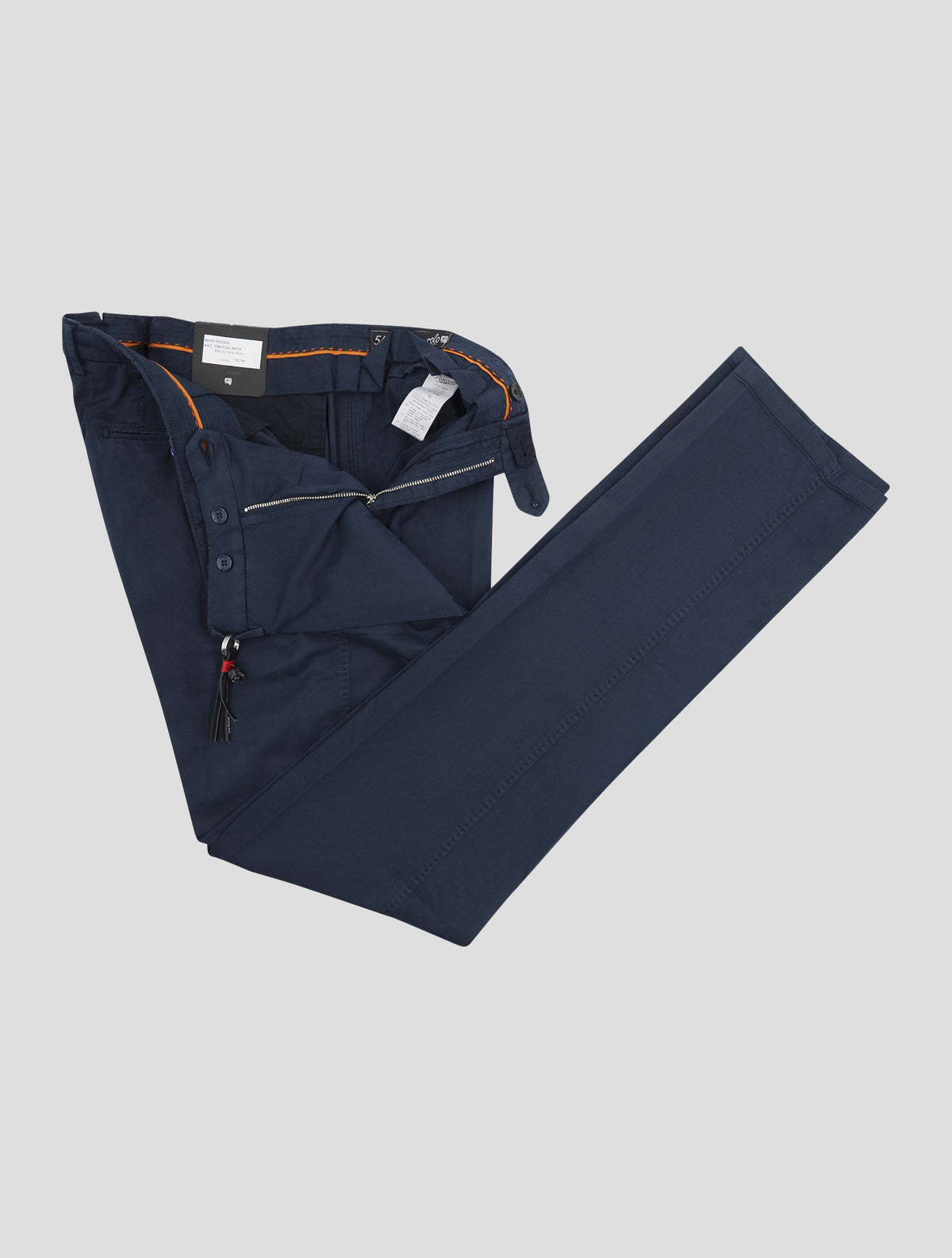 Marco Pescarolo Blue Cotton Silk Ea Pants 2