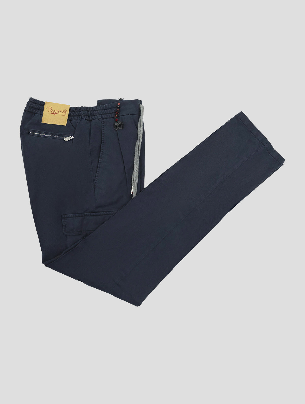 Marco Pescarolo Blue Lyocell Cotton Ea Pants 1
