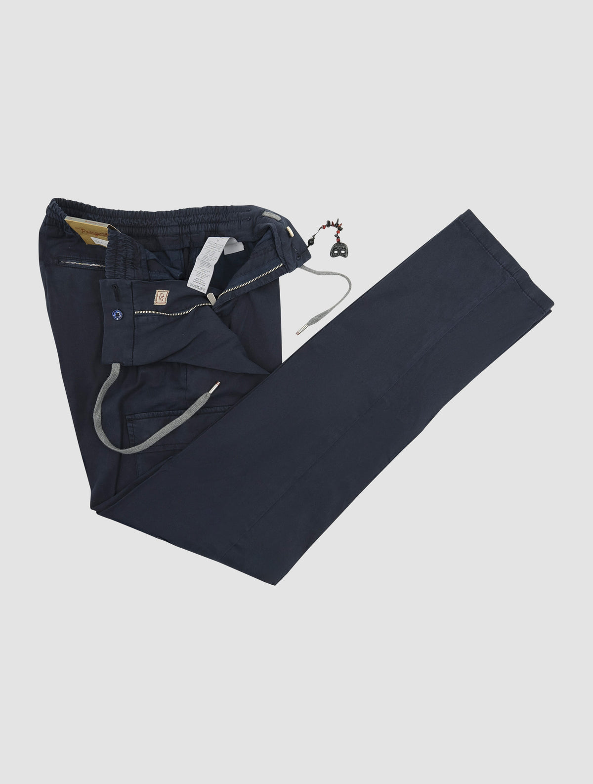 Marco Pescarolo Blue Lyocell Cotton Ea Pants 2
