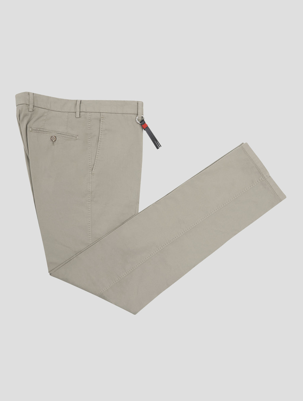 Marco Pescarolo Gray Cotton Silk Ea Pants 1