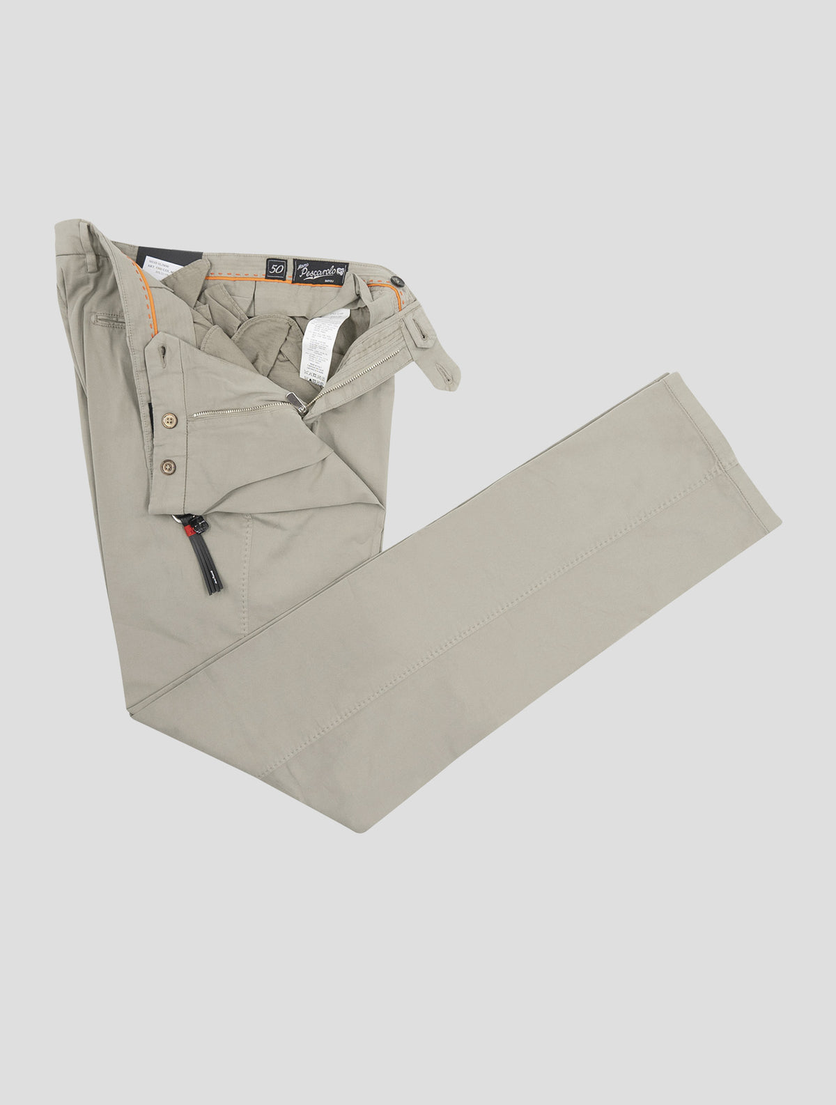 Marco Pescarolo Gray Cotton Silk Ea Pants 2
