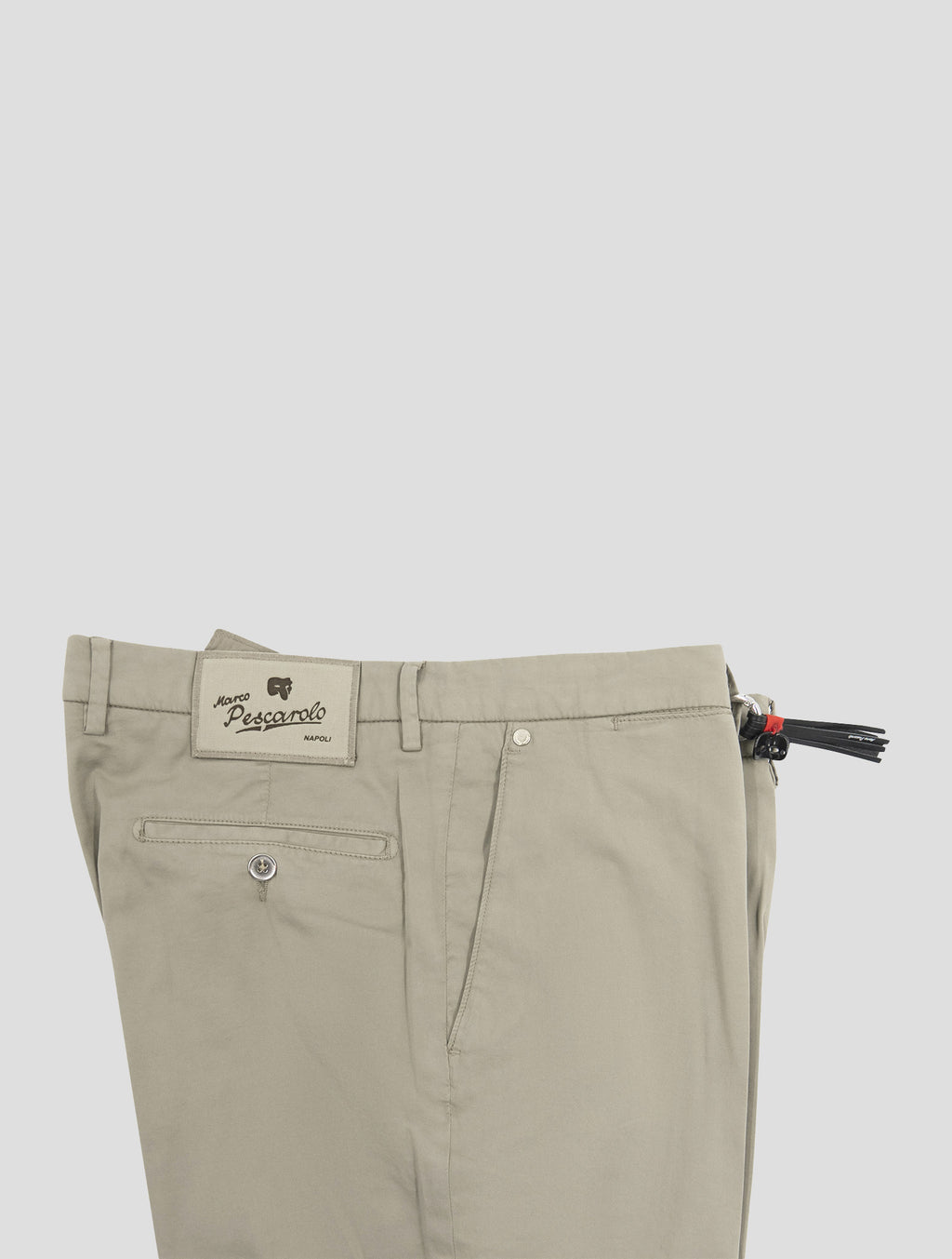 Marco Pescarolo Taupe Cotton Silk Ea Pants 3