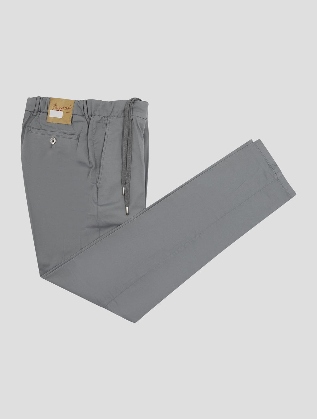 Marco Pescarolo Gray Cotton Silk Ea Pants 1