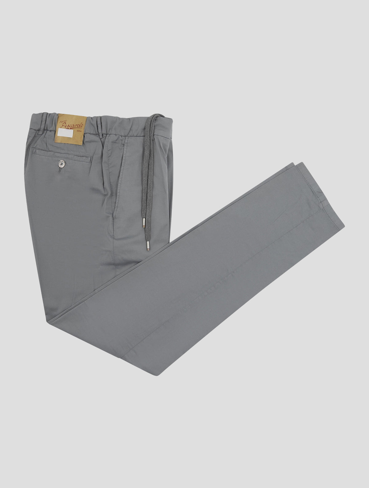 Marco Pescarolo Gray Cotton Silk Ea Pants 1