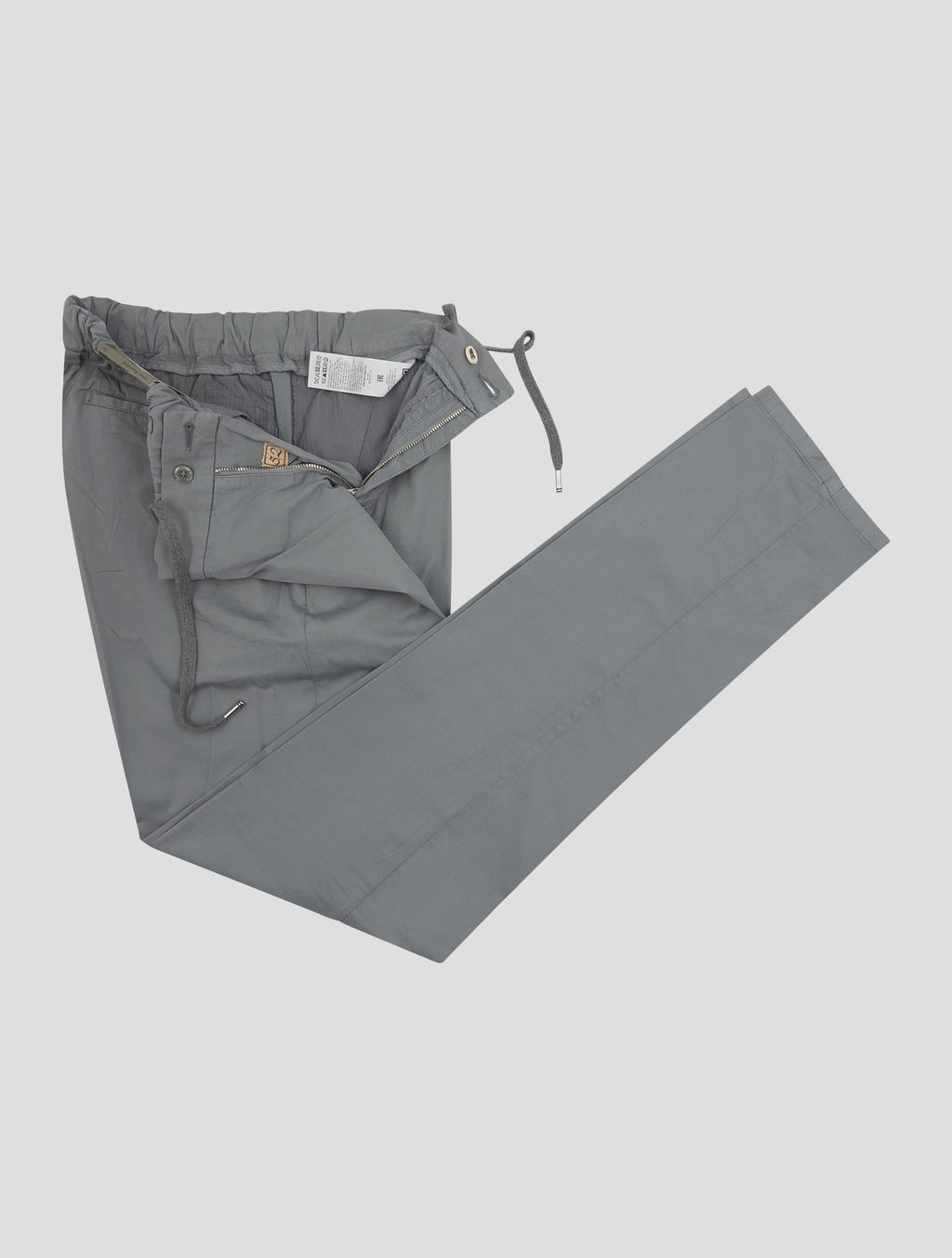 Marco Pescarolo Gray Cotton Silk Ea Pants 2