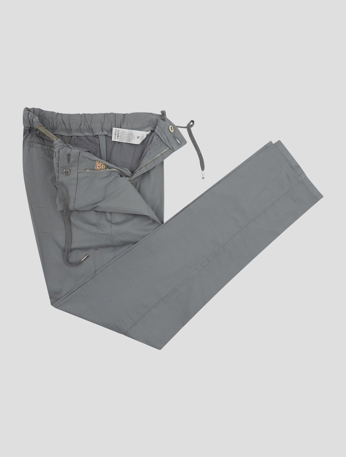Marco Pescarolo Gray Cotton Silk Ea Pants 2