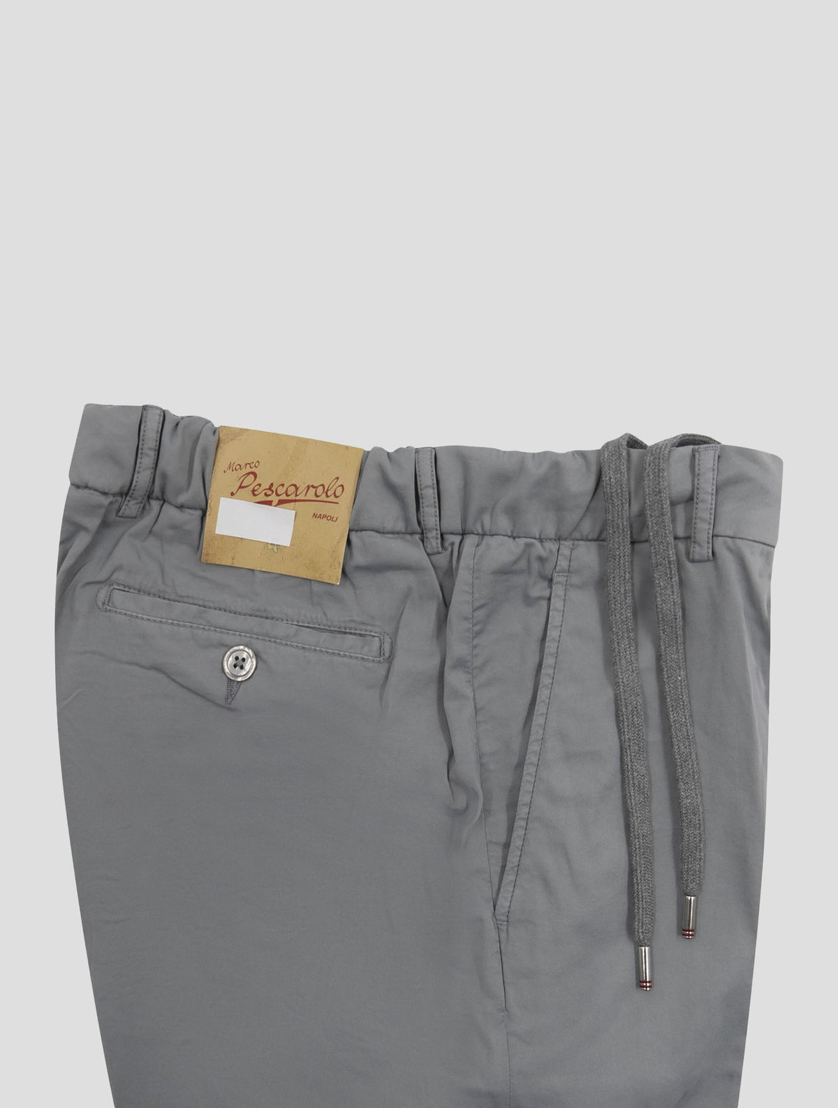 Marco Pescarolo Gray Cotton Silk Ea Pants 3
