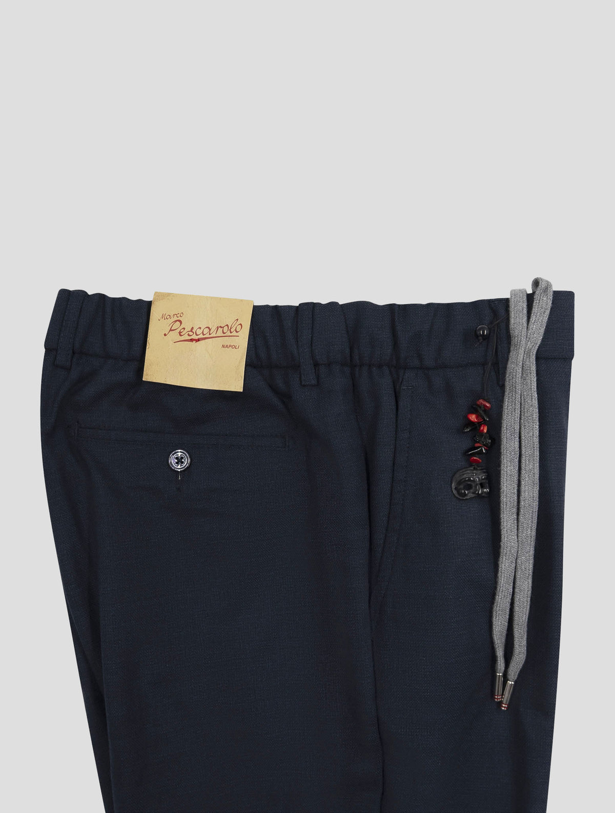 Marco Pescarolo Blue Virgin Wool Pants 3