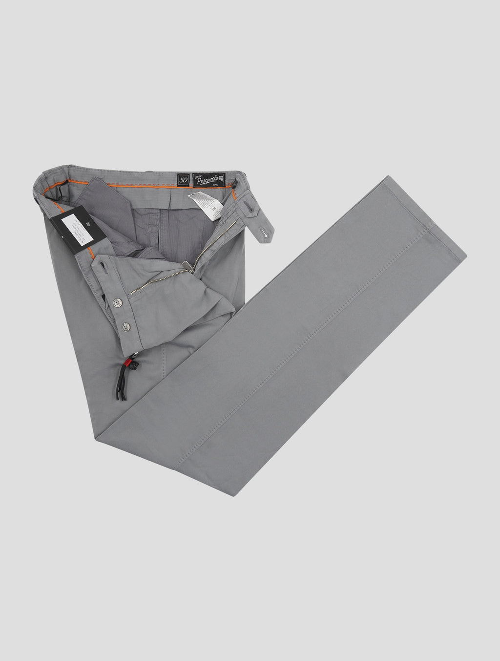 Marco Pescarolo Gray Cotton Silk Ea Pants 2