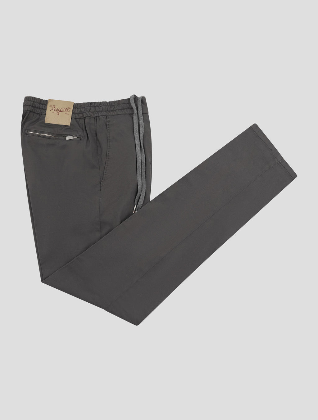 Marco Pescarolo Gray Cotton Silk Ea Pants 1