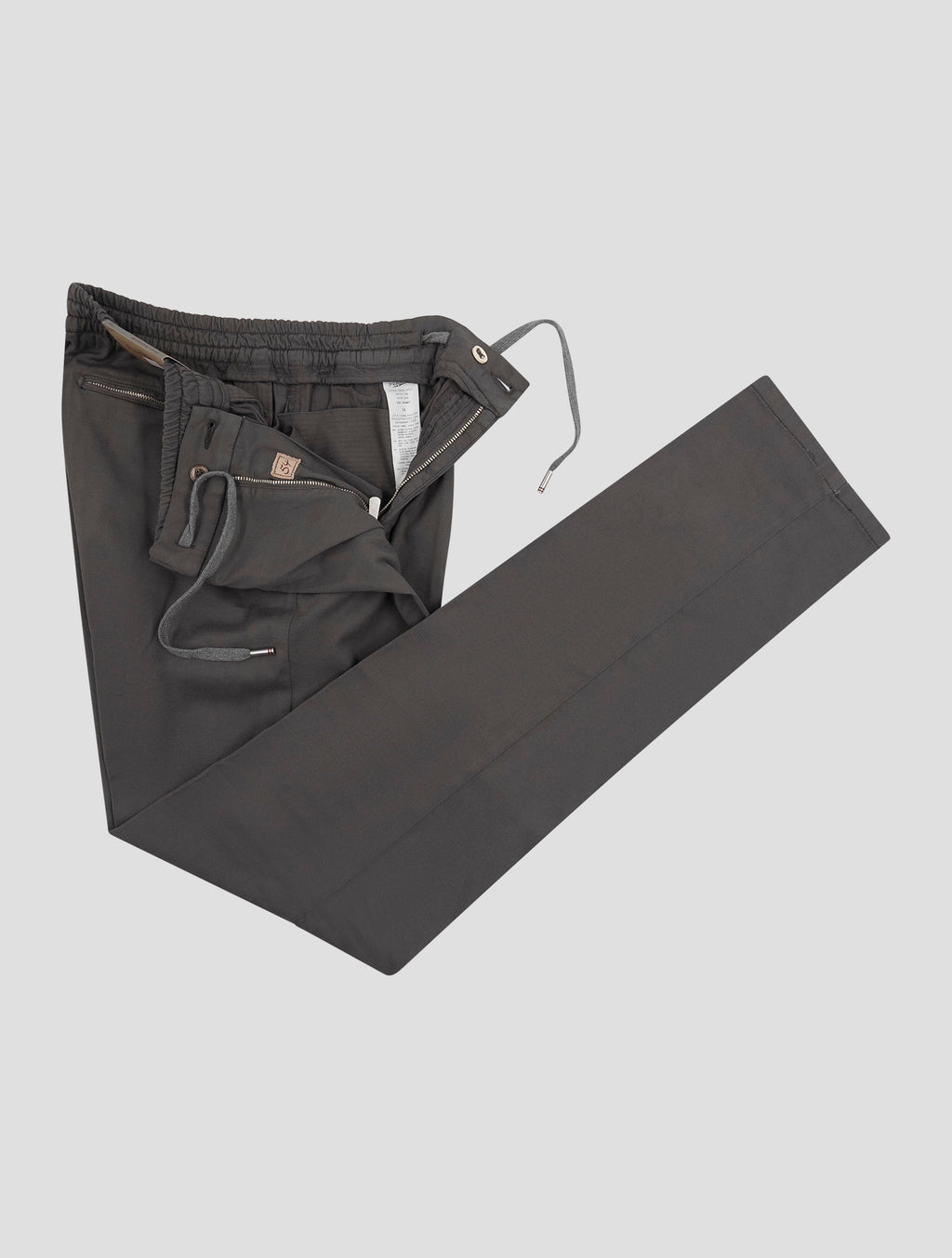 Marco Pescarolo Gray Cotton Silk Ea Pants 2