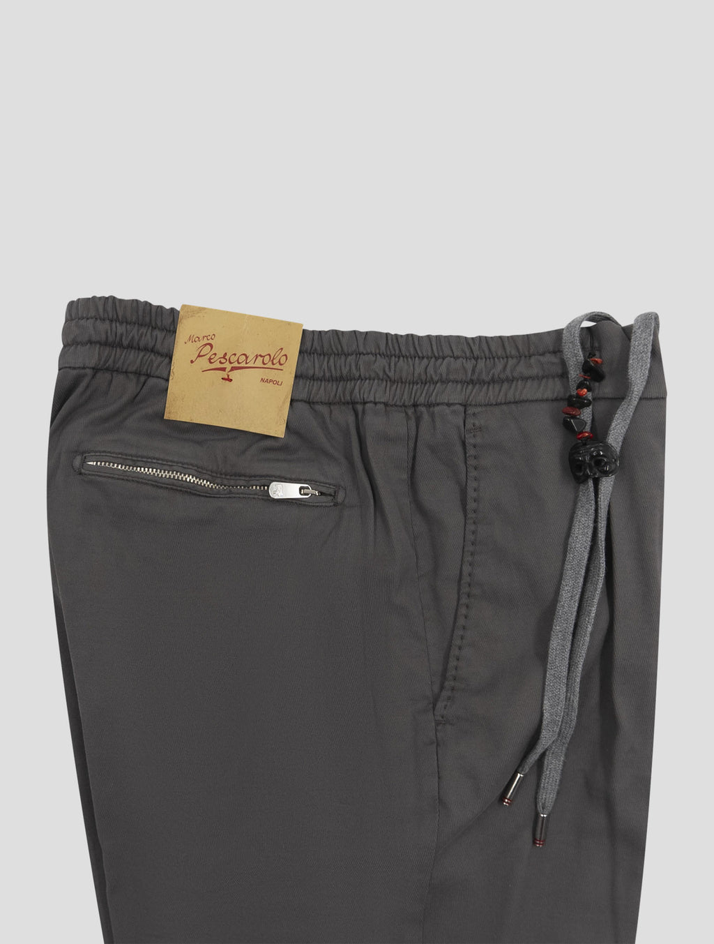 Marco Pescarolo Gray Cotton Silk Ea Pants 3