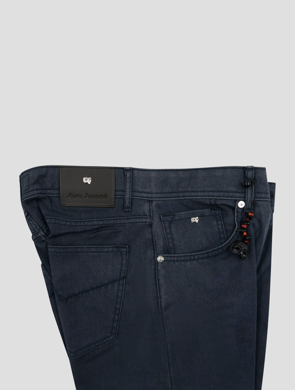 Marco Pescarolo Blue Virgin Wool Jeans 3