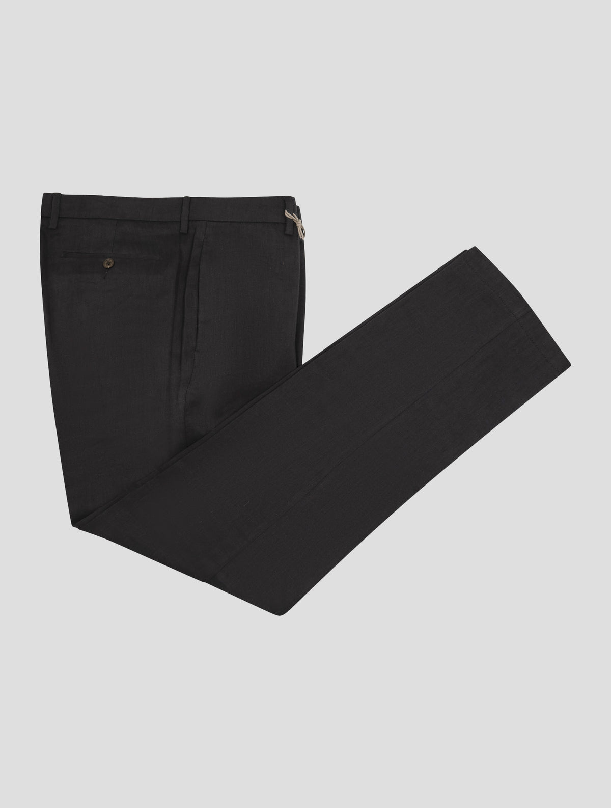 Marco Pescarolo Dark Linen Virgin Wool Mohair Pants 1