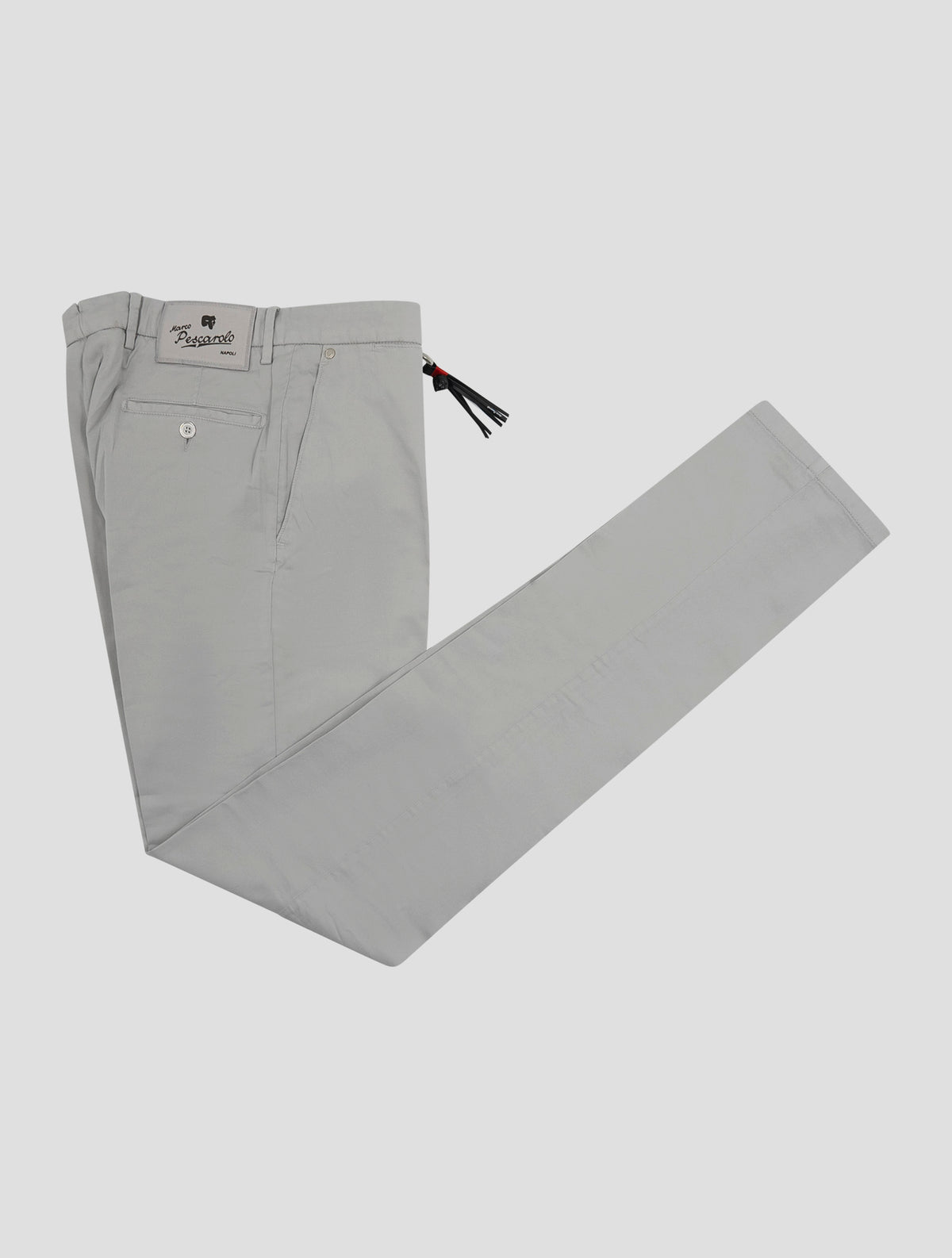 Marco Pescarolo Light Gray Lyocell Cotton Ea Pants 1