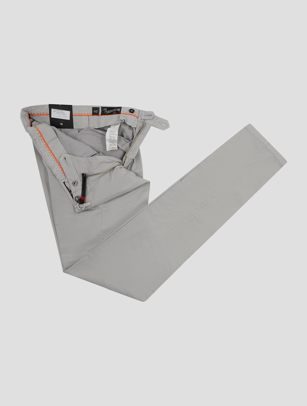 Marco Pescarolo Light Gray Lyocell Cotton Ea Pants 2