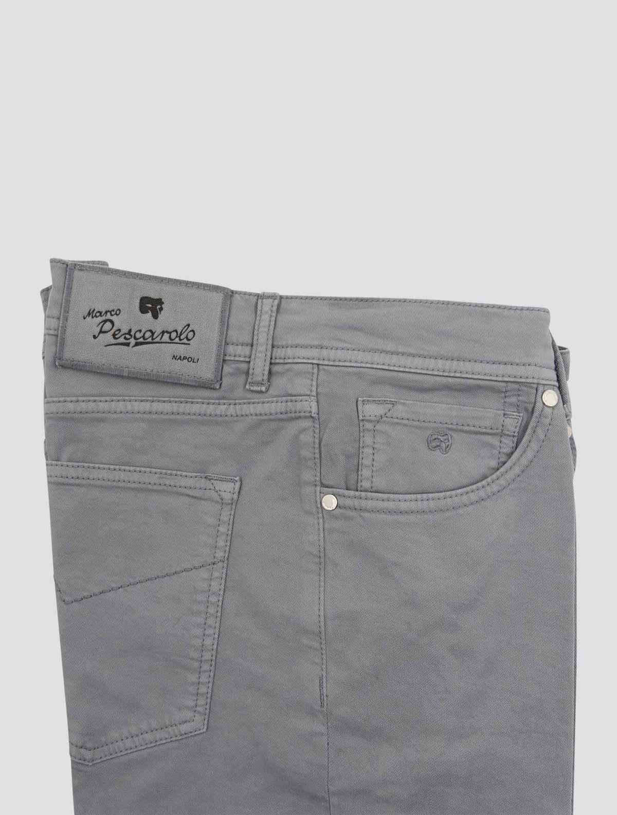 Marco Pescarolo Gray Cotton Ea Jeans 3
