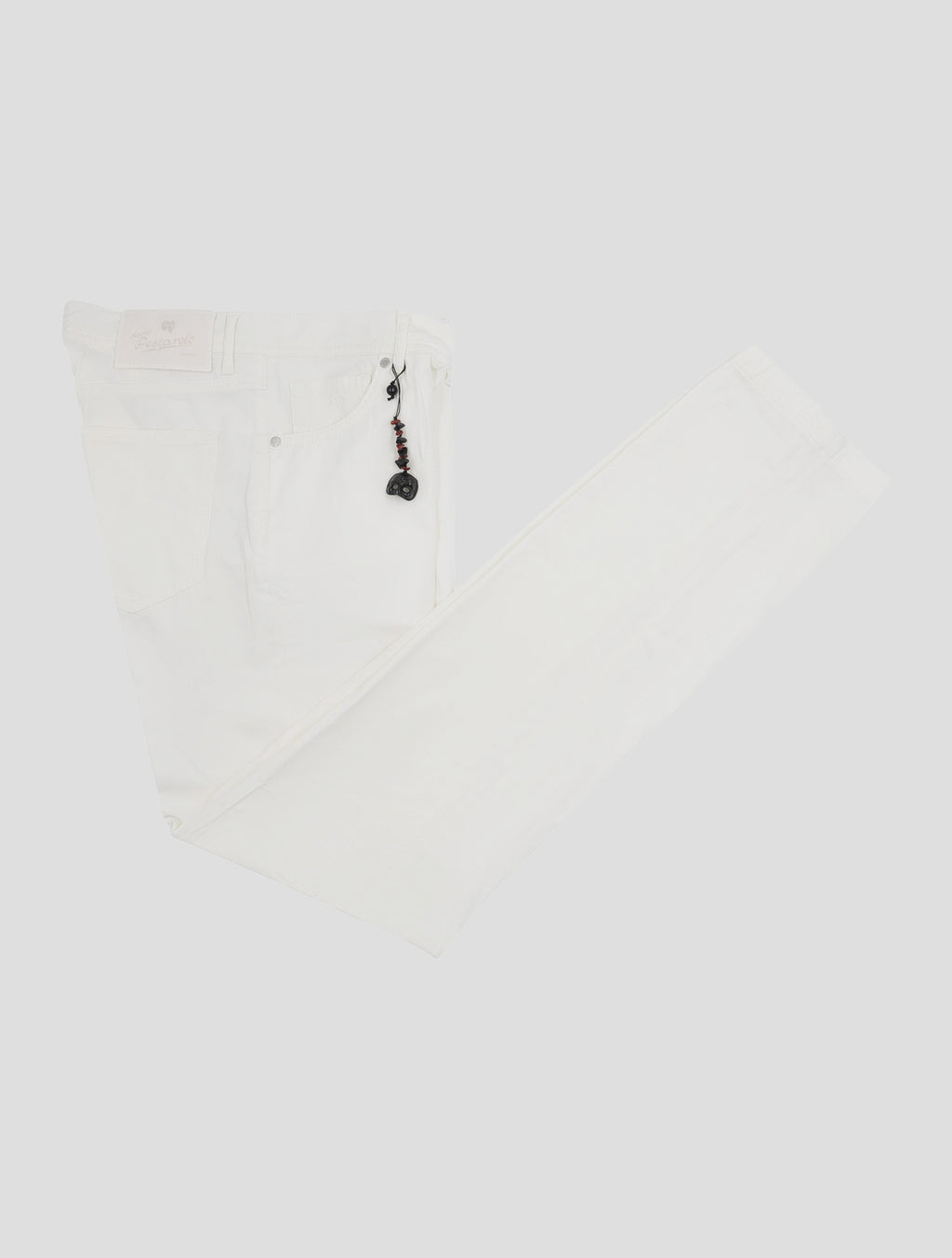 Marco Pescarolo White Hemp Wool Cashmere Jeans 1