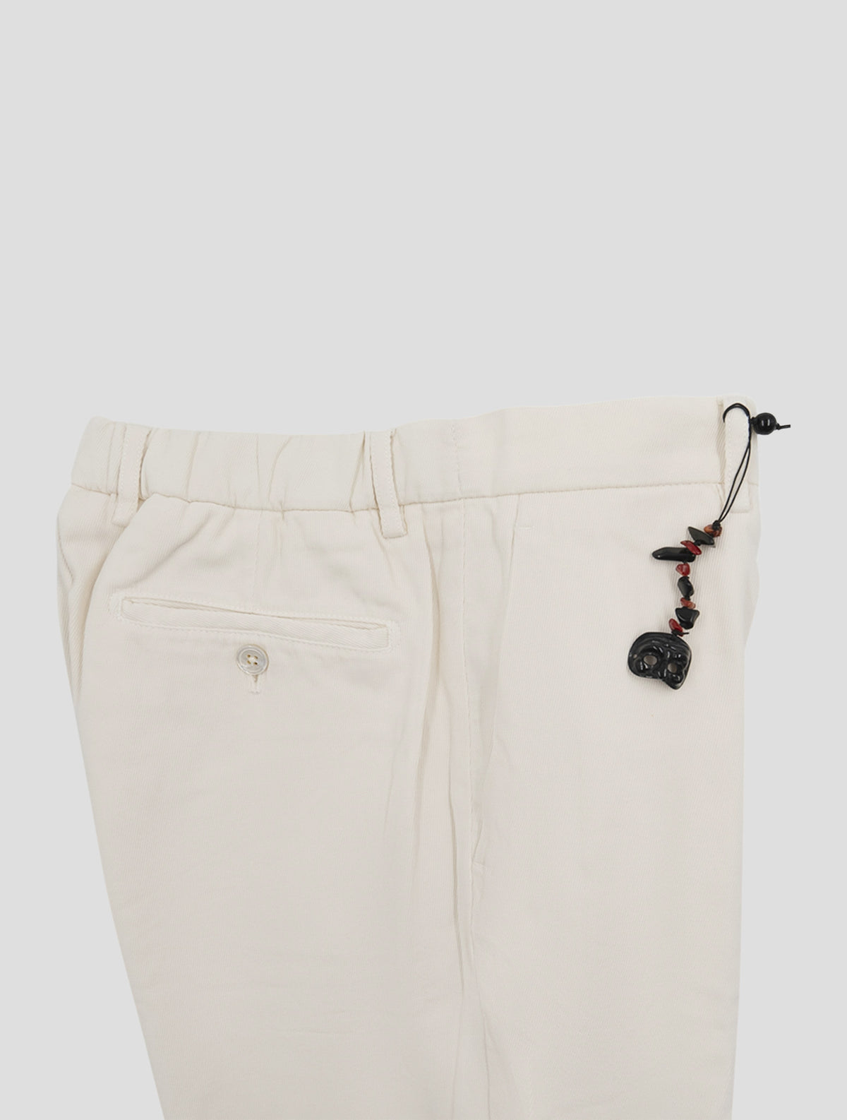 Marco Pescarolo White Cotton Silk Cashmere Ea Jeans 3