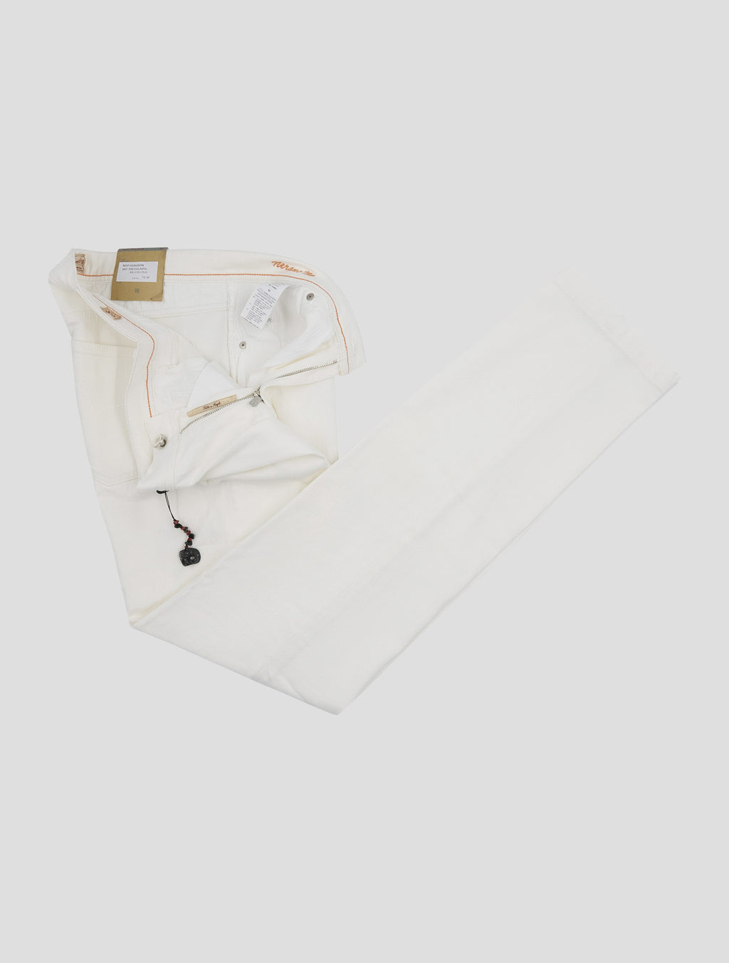Marco Pescarolo White Cotton Linen Ea Pants 2